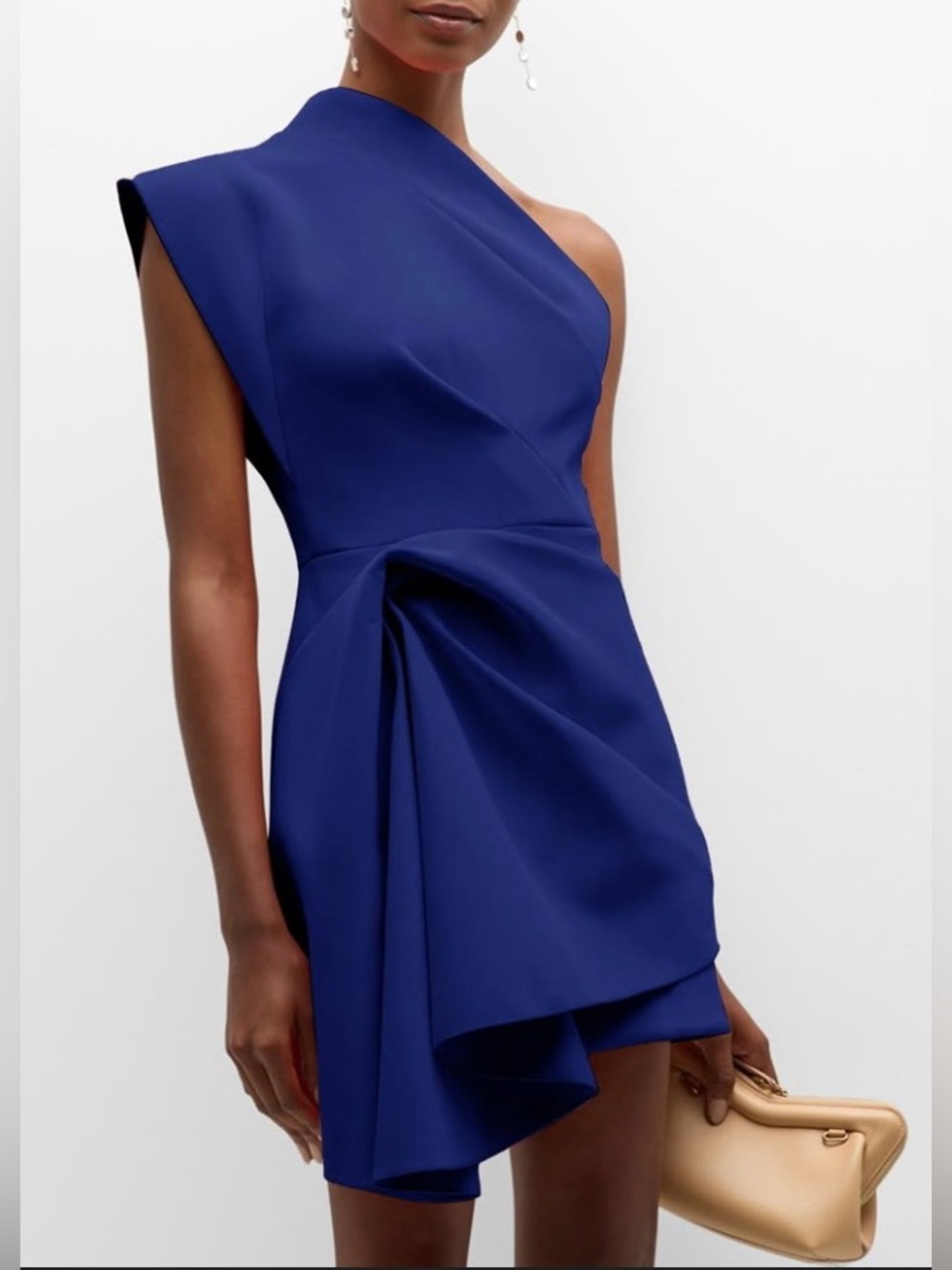 Fehaute Asymmetrical Mini Dress